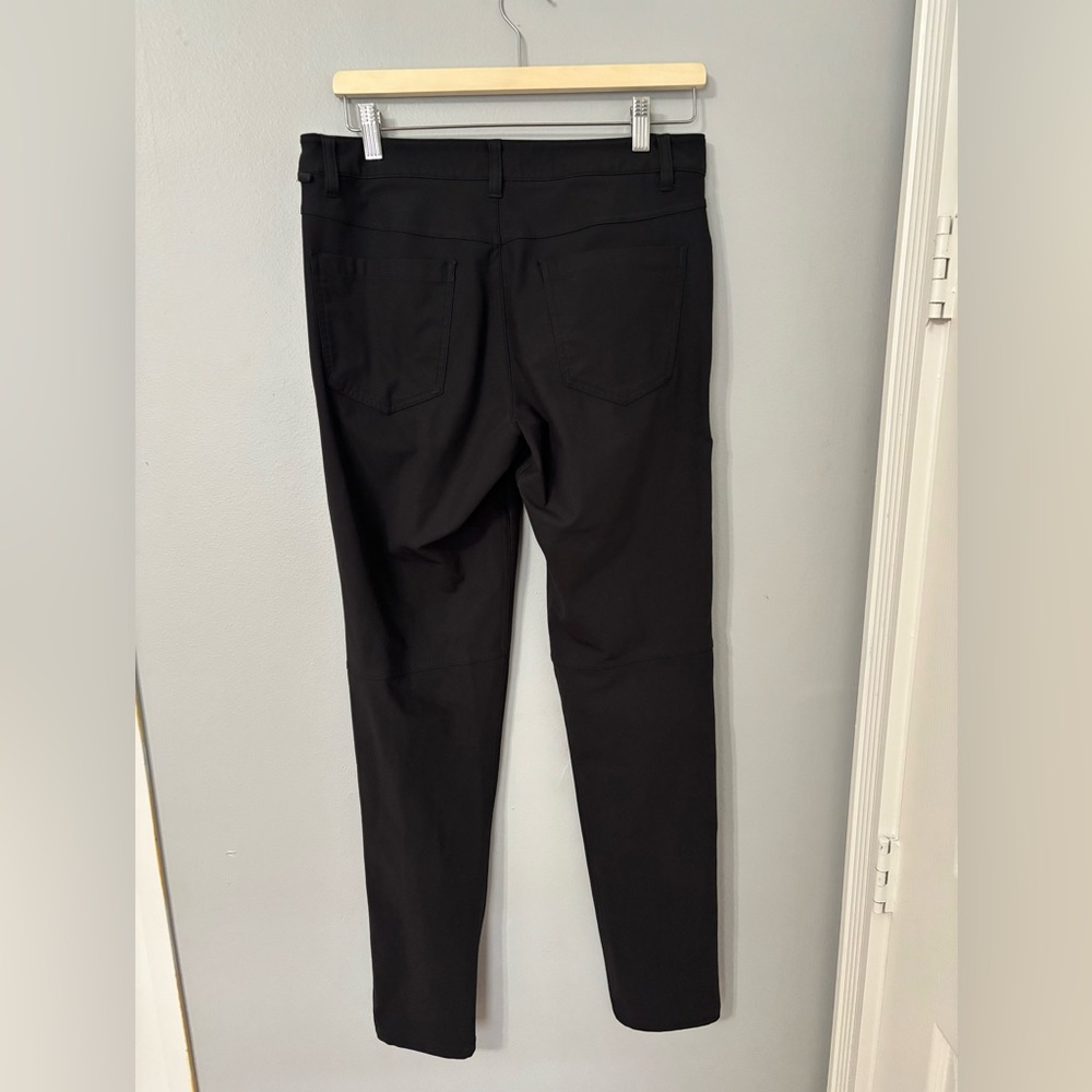 Lululemon Mens ABC Slim-Fit 5 Pocket Pant Black Warpstreme - Picture 3 of 9